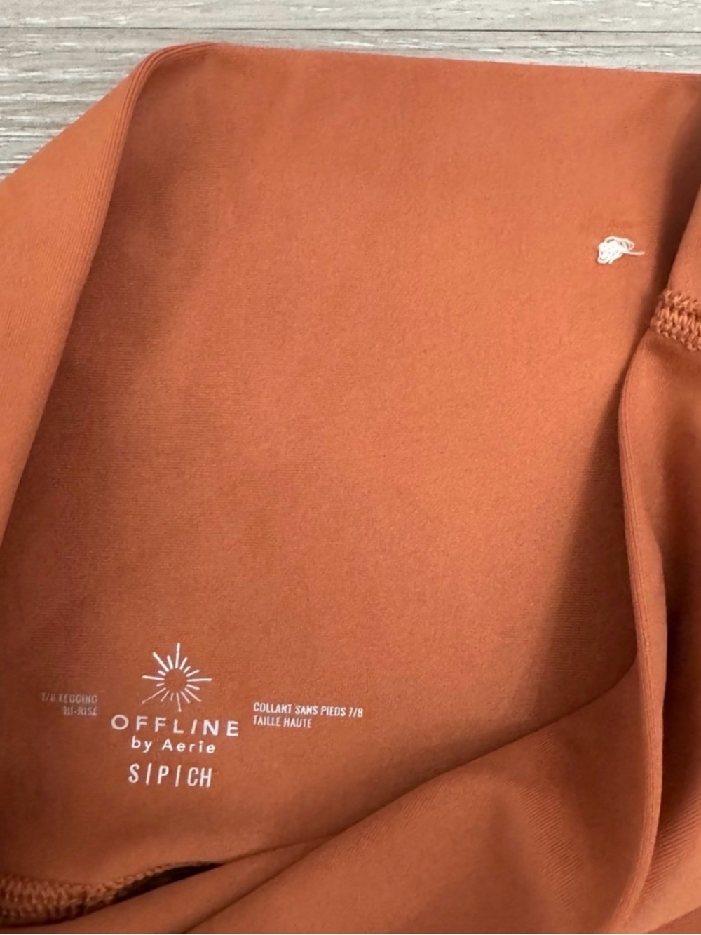 Offline by Aerie 7/8 High-Waist Rust Orange Leggings - Picture 2 of 6
